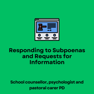 Responding to Subpoenas and Requests for Information